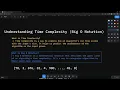 Understanding Time Complexity - Big O Notation