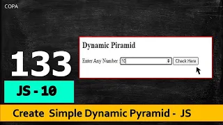 COPA JavaScript - 10 Create a Simple Dynamic Pyramid