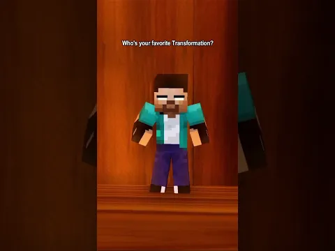 Who's your Favorite Transformation? Strongest Bros! #shorts #minecraft #animation
