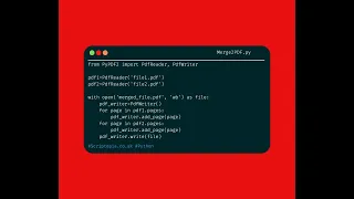 Python PyPDF2 - Merge PDF files