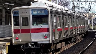 4K 東武東上線9000系9101F AFEチョッパ制御 9050系 東洋後期GTO VVVF 30000系 日立3レベルIGBT VVVF 10030系 8000系到着 発車 通過シーン集 