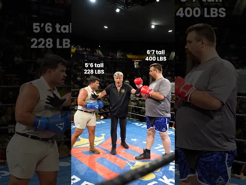 The size difference of this fight was INSANE