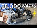 How to build an INSANE electric Go kart