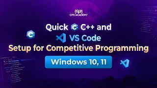 Quick C and VS Code Setup for Competitive Programming - Windows 10 11