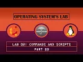 OS Lab 02 - Commands and Scripts Part 03 Linux Ubuntu