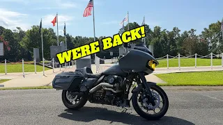 WERE BACK IN THE SADDLE