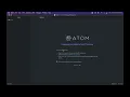 How to install atom for Python