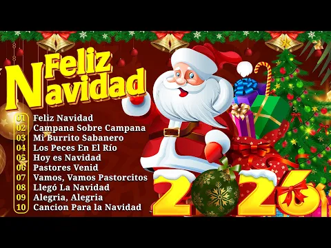 Video Thumbnail: Feliz Navidad Villancico 🎁 Los 50 Mejores Villancicos Navideños 🎅 Música De Feliz Navidad 2026