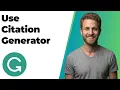 How To Use Grammarly Citation Generator Easy Guide