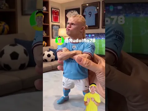 😍Cute Haaland Plushy🤣 | Funny video by Rudolfio #laughing #cute #shorts #viral