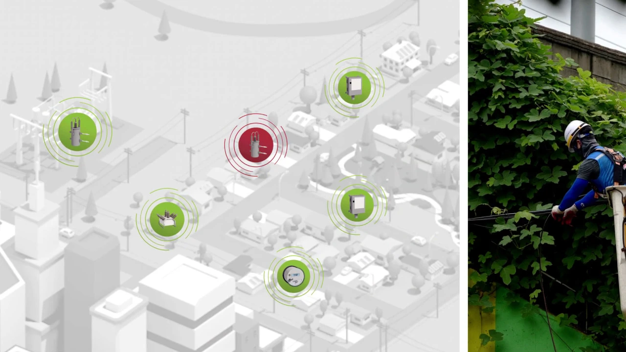 Landis+Gyr 2D animation marketing video