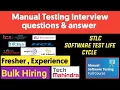 STLC - Software Test Life Cycle Manual Functional Mobile Testing Full Course syllabus wise