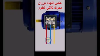 Reversing The Direction Of Rotation Of A Three Phase Motor 