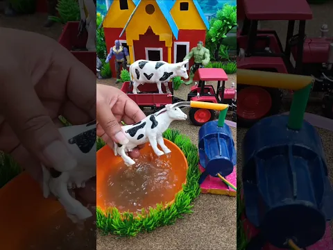 diy tractor video mini water pump science project #shorts #cartoon
