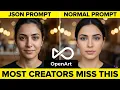 JSON vs Normal Prompts The Secret to Consistent AI Influencers on OpenArt