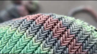 STOP Wasting Yarn on Boring Ribbing Try This Fluffy 1x1 Herringbone Instead