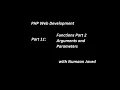 Functions - Part 2 Arguments and Parameters