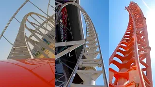 Every Roller Coaster At Ferrari World Abu Dhabi Including World S Fastest Roller Coaster 4K POVs 