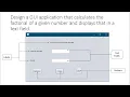 A GUI application to calculate factorial of the given number