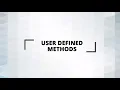 User-Defined Methods Quick Tips for Beginner on Java Programming Java Tutorial Coding Bootcamp