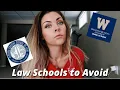 DO NOT APPLY TO THESE LAW SCHOOLS Predatory Law Schools