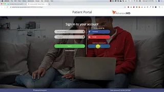 How to create and log into your AdvancedMD patient portal