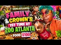 FAMILY CROWN S 1ST TIME AT ZOO ATLANTA FOOD 100