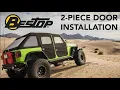 Bestop 2-Piece Soft Door Installation