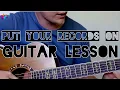 Download Lagu Put Your Records On - Guitar Tutorial Lesson