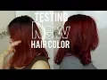 Touching up Red Hair using ION Permanent Haircolor 7IR