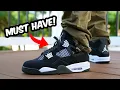 Air Jordan 4 WHITE THUNDER Review On Feet