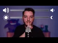 ASMR, maar de video wordt donkerder en stiller.
