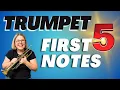 Learn the First 5 Notes on Trumpet Beginner Trumpet Tutorial