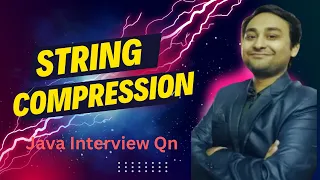 String Compression Problem in O n time complexity Java interview question