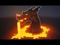 Minecraft How to Build a Lava Dragon Fountain Tutorial