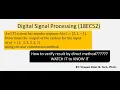 Linear Convolution using Circular Convolution
