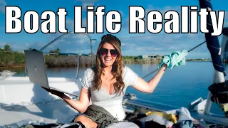BOAT LIFE: Working And Sailing The Bahamas | A Day Living Aboard Our Catamaran