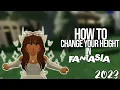 How to change your HEIGHT in FANTASIA 2023 Roblox Ayeshaloveacats