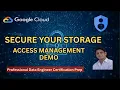Google Cloud Storage Access Control Demo Project vs Bucket leve Permissions Beginner Guide