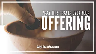 Prayer For Offering At Church Offering Prayer