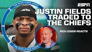 Reacting to the Jets trading Justin Fields to the Chiefs The Rich Eisen Show
