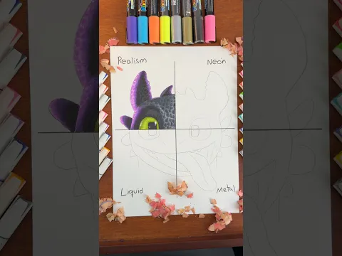Dibujando a CHIMUELO en 4 Estilos 😻 #dibujos #drawing #art