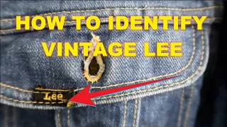 See description How To Date Vintage Lee Denim Vintage Lee Guide