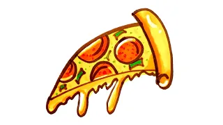 Draw  A Pizza Slice @palakeducationarts #palakeducationarts 