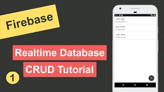 Firebase Realtime Database Tutorial in Android Studio - Introduction