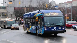 NYCT Bus 2024 Novabus LFSe on the Bx13 at 161st Street and River Avenue Yankee Stadium