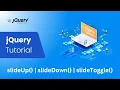 04 jQuery Tutorial For Beginners slideUp slideDown slideToggle Learn with GSarwar