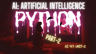 Introduction to Python Class 9 Unit 4 AI 417 Part-2 CBSE 2025 Artificial Intelligence