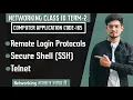 Remote Login Protocol Telnet SSH Networking Lec-19