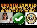 UPDATE EXPIRED AFFIDAVIT FORMS I-864 AND I-864A IRS TRANSCRIPTS PASSPORT NBI POLICE CLEARANCE